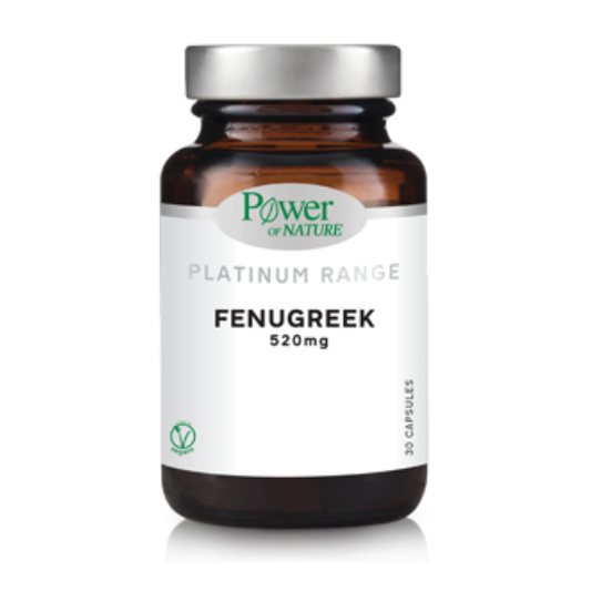 Power of Nature Platinum Range Fenugreek 520mg  30 kapsula