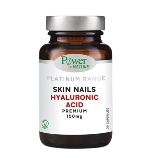 Power of Nature Platinum Range Skin Nails Hyaluronic Acid 150mg  30 kapsula