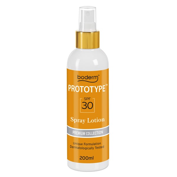 Boderm Prototype Spray Body Lotion SPF30  200 ml