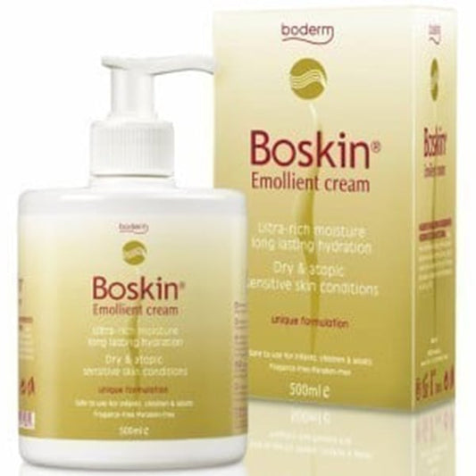 Boderm Boskin Emollient Body Cream for Dry Skin  500 ml