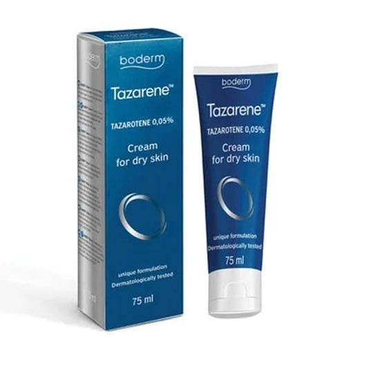 Boderm Tazarene 0.05% Cream for Dry Skin  75 ml