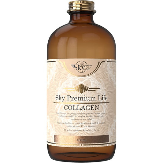 Sky Premium Life Collagen Strawberry Flavor  480 ml