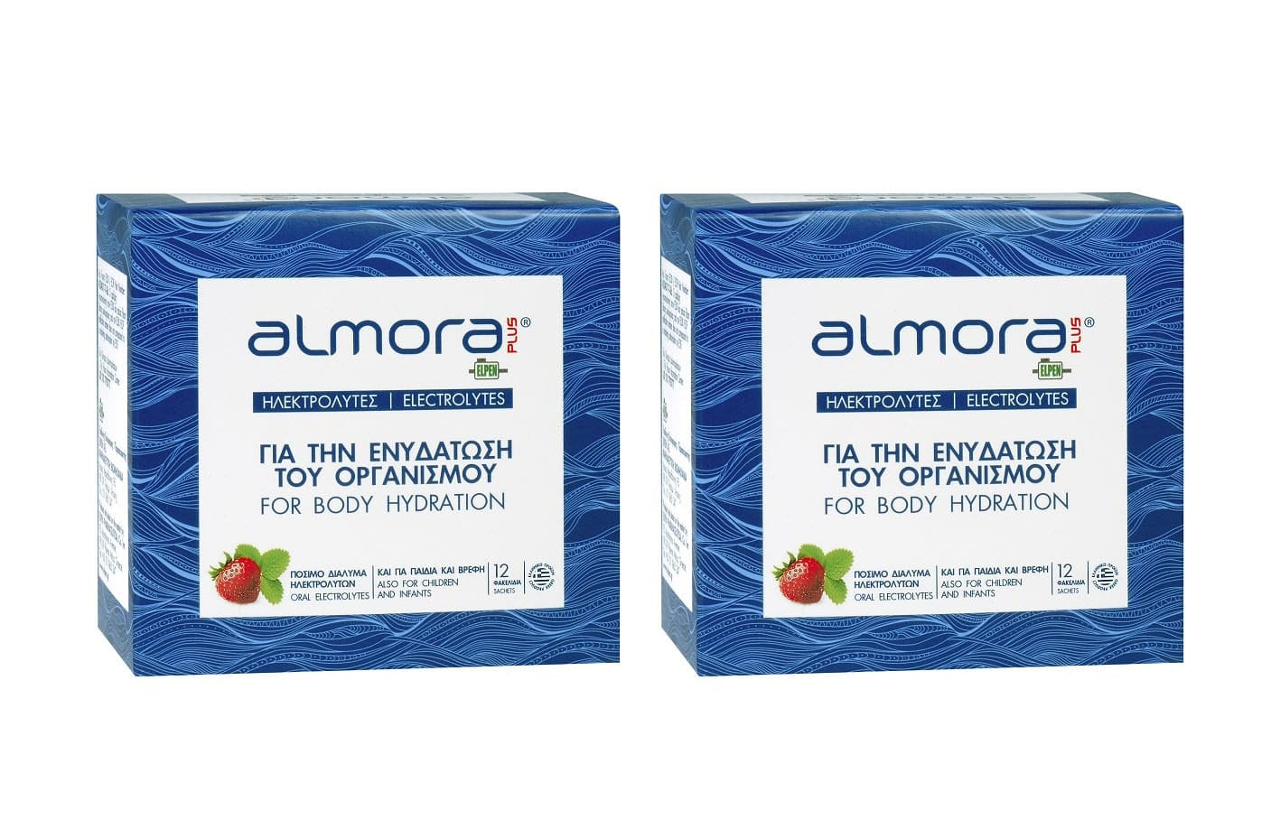 2 x Almora Plus Electrolytes for Body Hydration  2 x 12 bustina