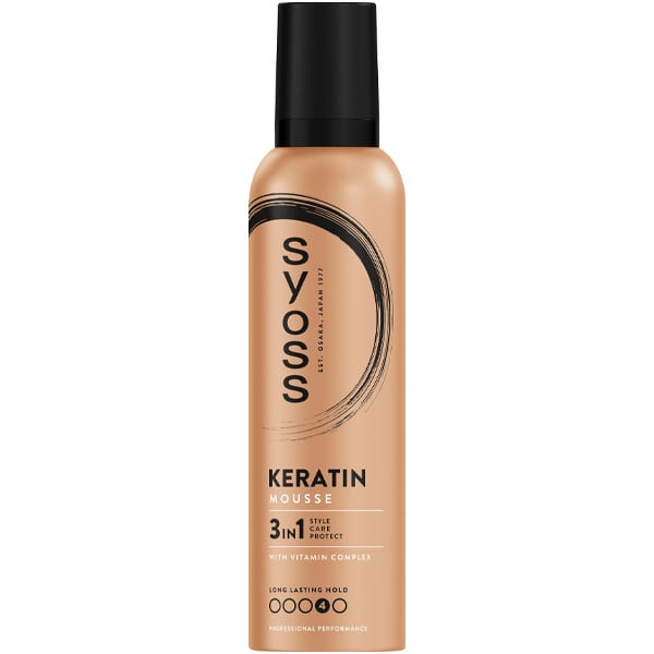 Syoss Keratin Mousse for Strong Hold  250 ml