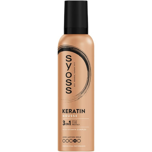 Syoss Keratin Mousse for Strong Hold  250 ml