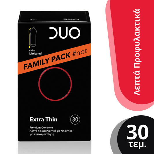 Duo Extra Thin Family Pack #not Condoms  30 copë