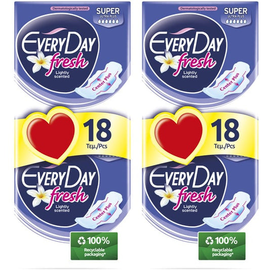 EveryDay Fresh Super Ultra Plus Pads (2x18pcs)  36 copë