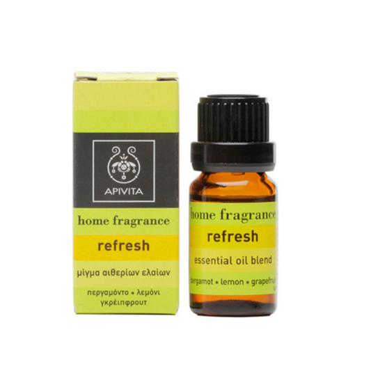 Apivita Essential Oil Refresh with Bergamot, Lemon & Grapefruit  10 ml