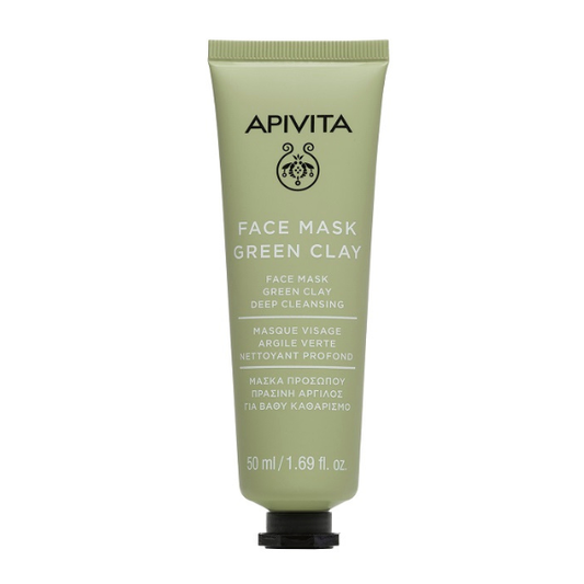 Apivita Deep Cleansing Face Mask with Green Clay  50 ml