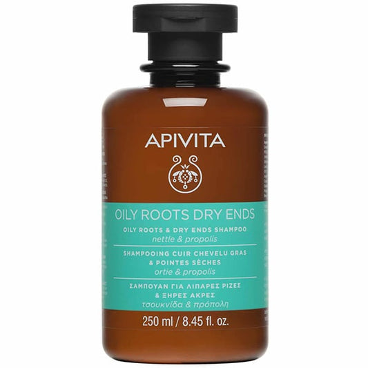 Apivita Oily Roots & Dry Ends Shampoo with Nettle & Propolis  250 ml