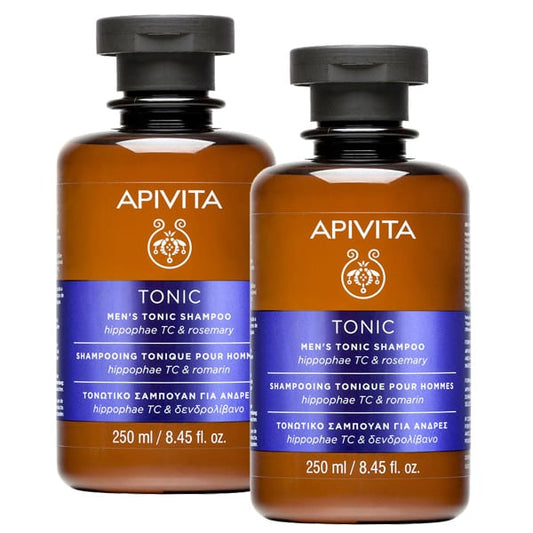2x Apivita Men's Tonic Shampoo  2x250ml