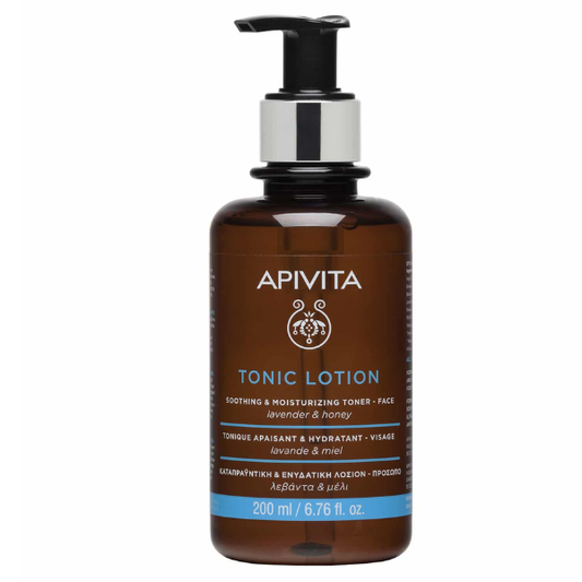 Apivita Tonic Lotion Soothing & Moisturizing Toner for Face  200 ml
