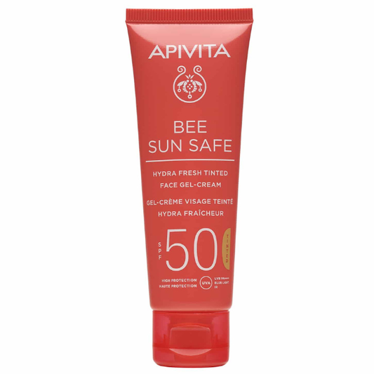 Apivita Bee Sun Safe Hydra Fresh Tinted Face Gel-Cream SPF50  50 ml