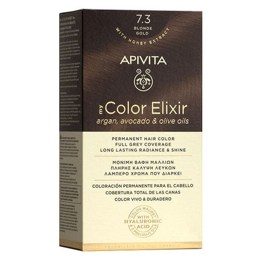 Apivita My Color Elixir PermaNeNt Hair Color No 7.3 BloNde Gold  1 copë