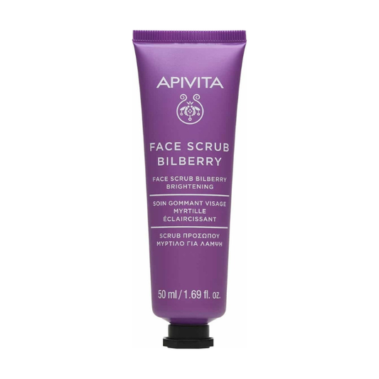 Apivita Brightening Face Scrub with Bilberry  50 ml