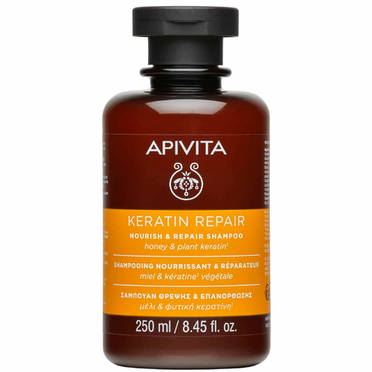 Apivita Keratin Repair Nourish & Repair Shampoo with Honey & Plant Keratin  250 ml