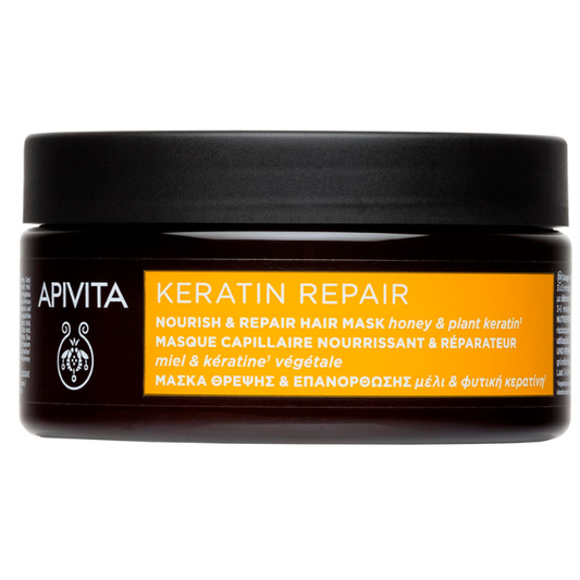 Apivita Keratin Repair Nourish & Repair Hair Mask with Honey & Plant Keratin  200 ml