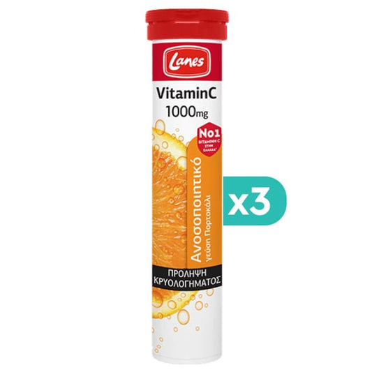 3x Lanes Vitamin C 1000mg  3x20eff.tabs