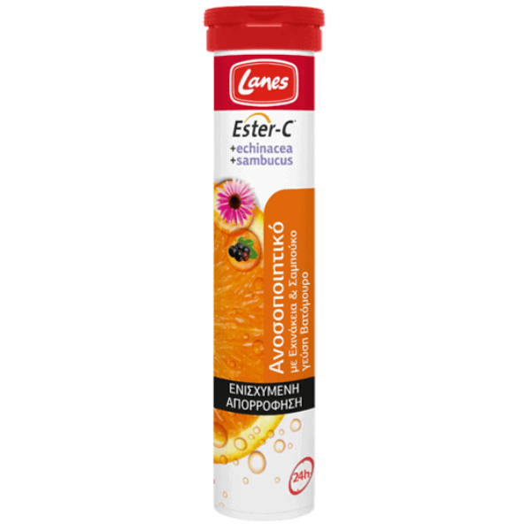 Lanes Ester-C Echinacea & Sambucus  20 tableta efektive