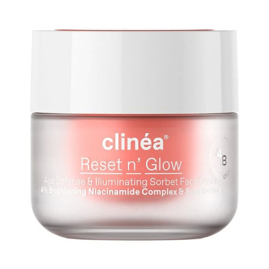 Clinea Reset n' Glow Age-Defense & Illuminating Sorbet Face Cream  50 ml