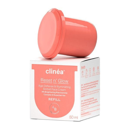 Clinea Reset n' Glow Age-Defense & Illuminating Sorbet Face Cream Refill  50 ml