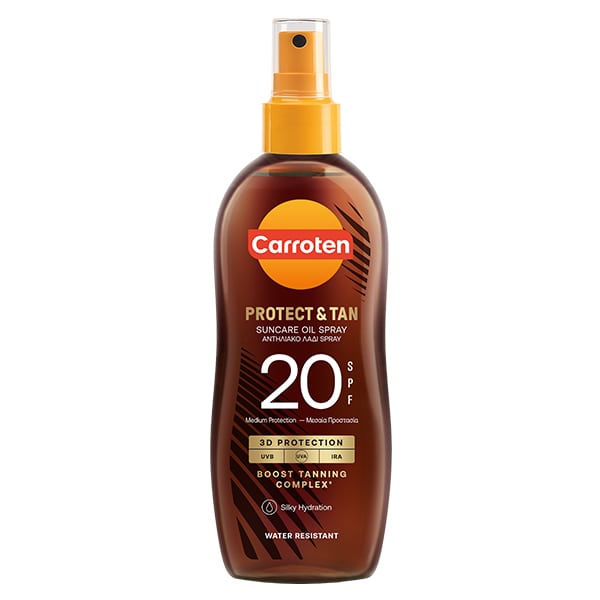 Carroten Protect & Tan Suncare Oil Spray SPF20  150 ml