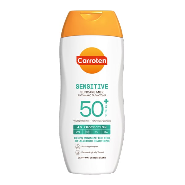 Carroten Sensitive Suncare Milk 4D Protection SPF50+  200 ml