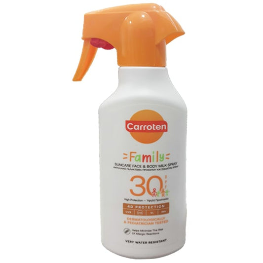 Carroten Family Suncare Face & Body Milk Spray SPF30  270 ml