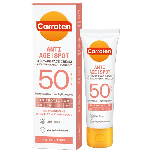 Carroten Anti Age Spot Suncare Face Cream SPF50 4D Protection  50 ml