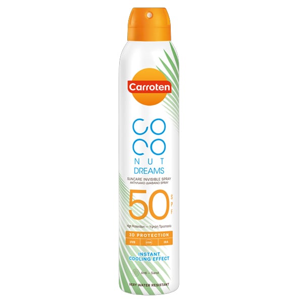 Carroten Coconut Dreams Suncare Invisible Spray 3D Protection SPF50  200 ml