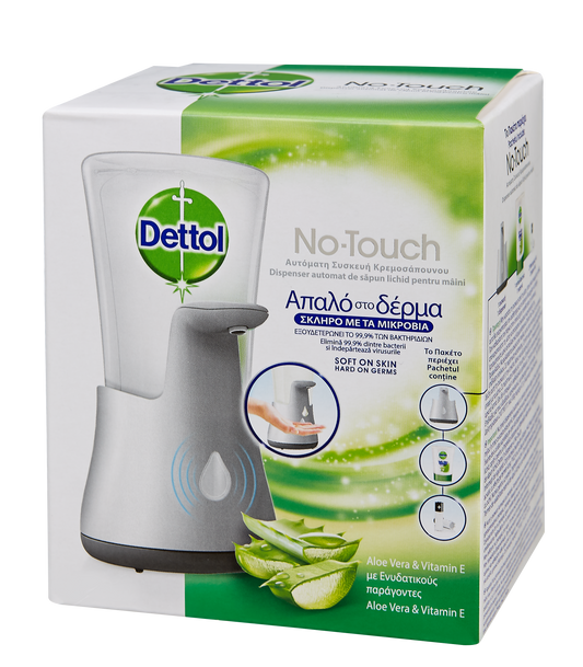 Dettol No-Touch Hand Wash Device & Aloe Vera Refill  250 ml