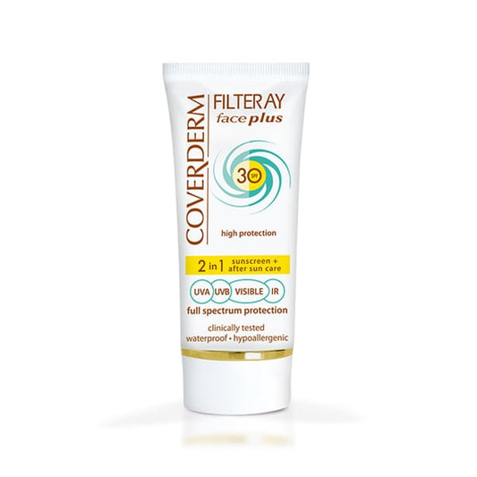 Coverderm Filteray Face Plus 2in1 Tinted Sunscreen Soft Brown Dry/Sensitive Skin SPF30  50 ml