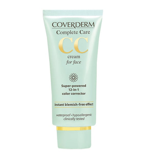Coverderm Complete Care CC Cream for Face Spf25 Light Beige  40 ml