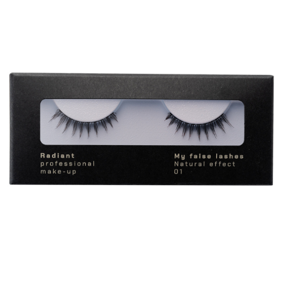 Radiant Professional Make-up My False Lashes 01 Natural Effect  1 palë