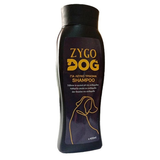 Zygo Dog Shampoo for Dogs with White Coat  400 ml