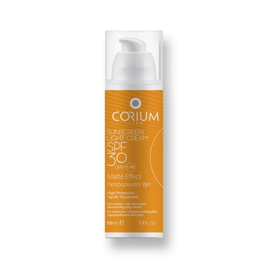 Corium Line Sunscreen Light Cream SPF30 Matte Effect  50 ml