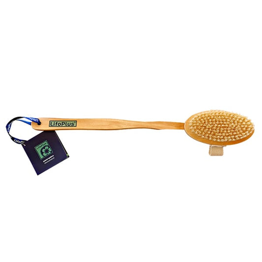 Lifoplus Wooden Body Brush with Handle  1 copë