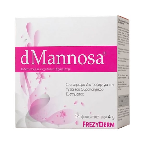 Frezyderm dMannosa & Cranberry Extract for Urinary System Health  14x4gr