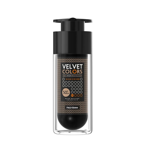 Frezyderm Velvet Colors High Cover Matte Full Coverage Foundation SPF50+  30 ml