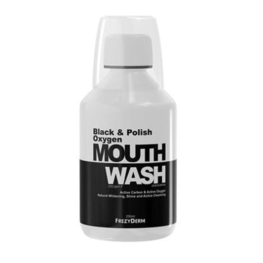 Frezyderm Black & Polish Oxygen Mouthwash  250 ml