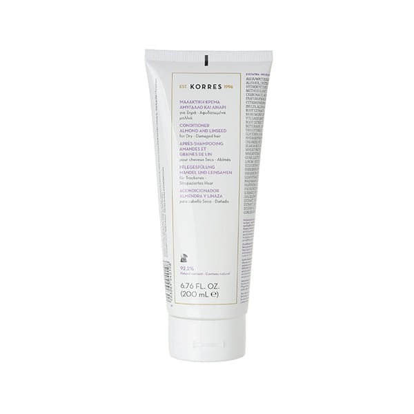 Korres Almond & Linseed Conditioner for Dry/Damaged Hair  200 ml