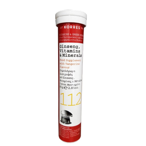 Korres Ginseng, Vitamins & Minerals  18eff.tabs