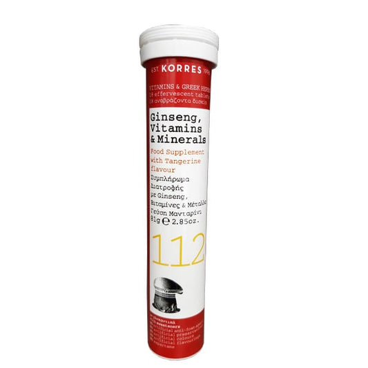 Korres Ginseng, Vitamins & Minerals  18eff.tabs