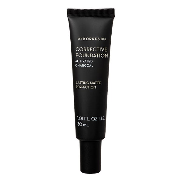 Korres Corrective Foundation Activated Charcoal SPF15 Acf4  30 ml