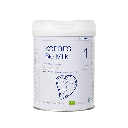 Korres Bio Milk 1 Organic Cow Milk for Infants (0-6 months)  400gr