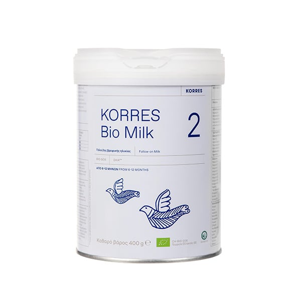Korres Bio Milk 2 Organic Cow Milk for Infants (6-12 months)  400gr