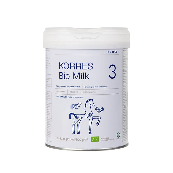 Korres Bio Milk 3 Organic Cow Milk for Toddlers (over 12 months)  400gr