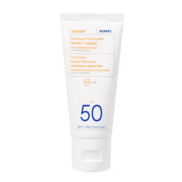 Korres Yoghurt Sunscreen Face Cream SPF50  50 ml