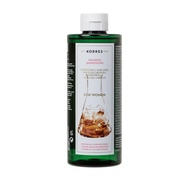 Korres Shampoo for Women against Hair Loss with Cystine & Glycoproteins  400 ml