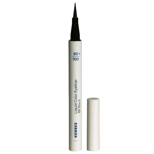 Korres Liquid Color Eyeliner Black  1ml - 01 E ZEZË